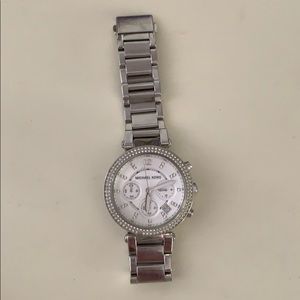 MK Stainless Steel Chronograph Ladies Watch